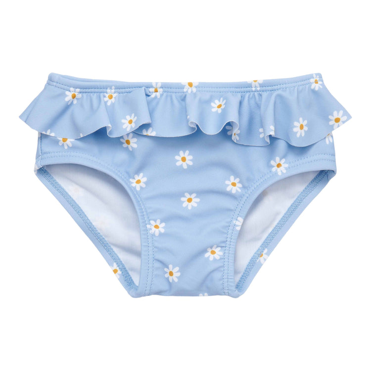 LITTLE DUTCH. Παιδικό μαγιό μπικίνι με βολάν Daisies Blue New