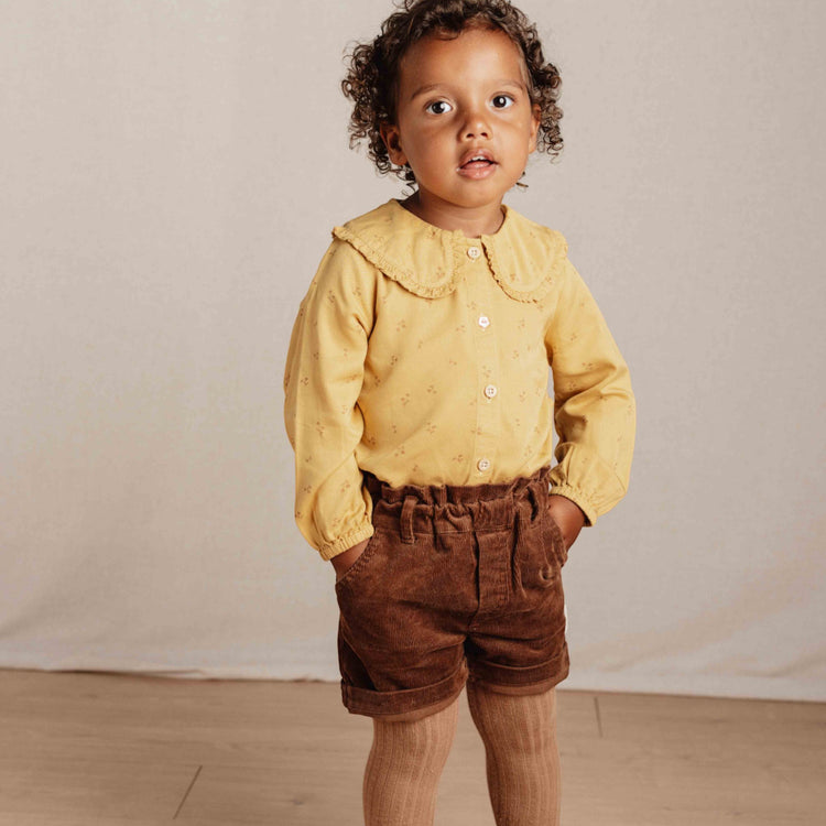 LITTLE DUTCH. Shorts Walnut Brown