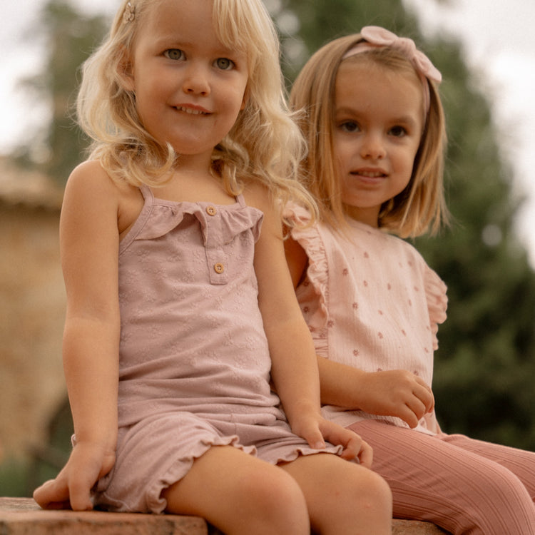 LITTLE DUTCH. Μπλουζάκι αμάνικο Lilac