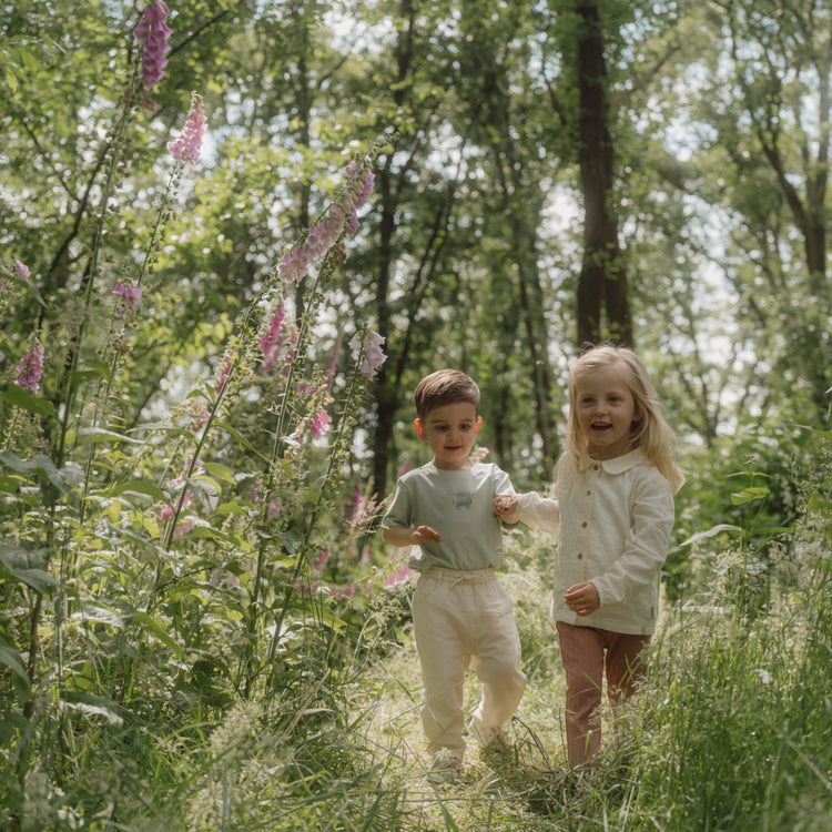 LITTLE DUTCH. Μπλουζάκι κοντομάνικο Forest Mint