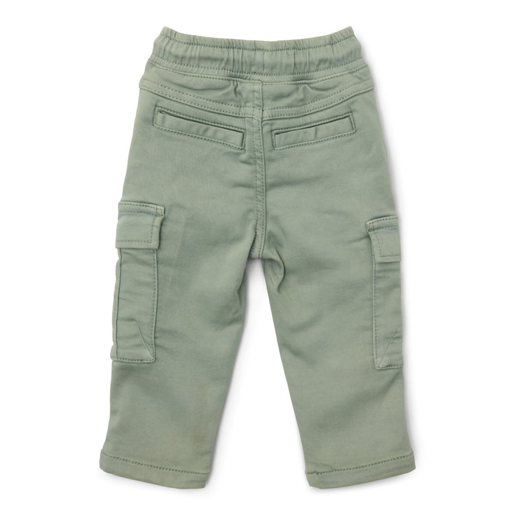 LITTLE DUTCH. Παντελονάκι με τσέπες Forest Green