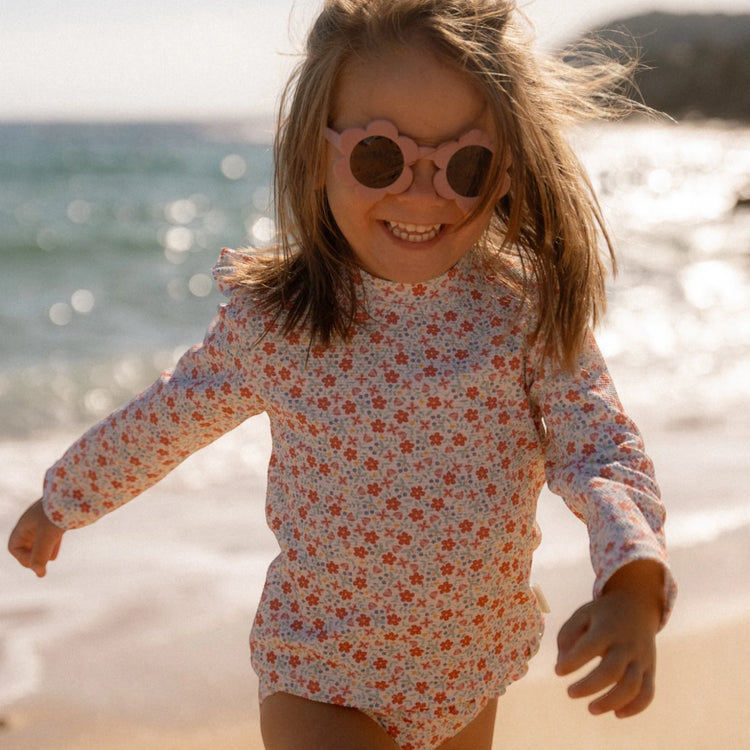 LITTLE DUTCH. Rash guard long sleeves Sunny Flowers Multi-colour