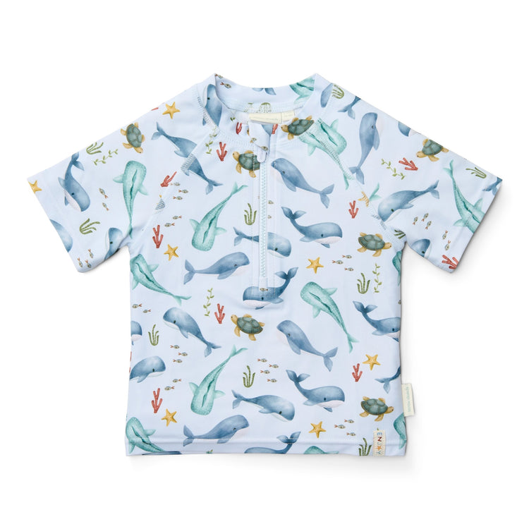 LITTLE DUTCH. Rash guard short sleeves Ocean Multi-colour