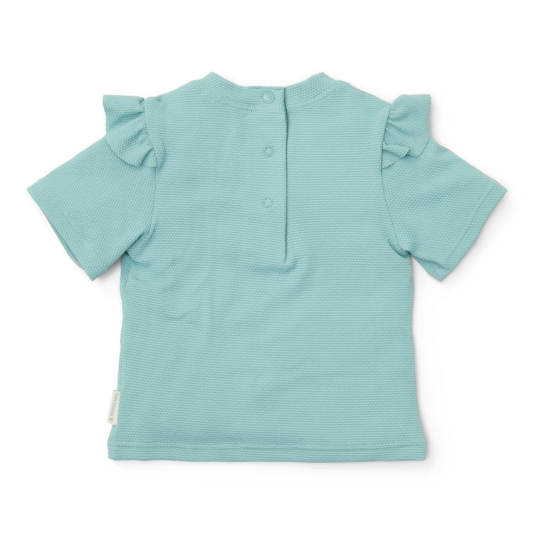 LITTLE DUTCH. Μπλουζάκι κοντομάνικο με προστασία UV Ocean Treasures Surf Blue