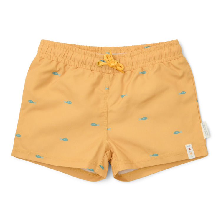 LITTLE DUTCH. Swim trunks Seashells Sunny Yellow
