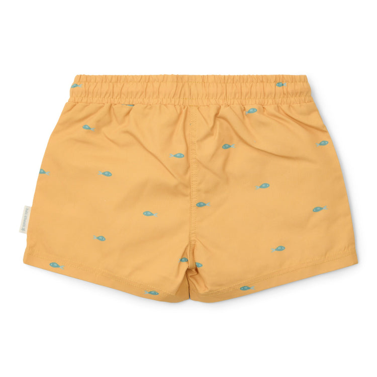 LITTLE DUTCH. Swim trunks Seashells Sunny Yellow