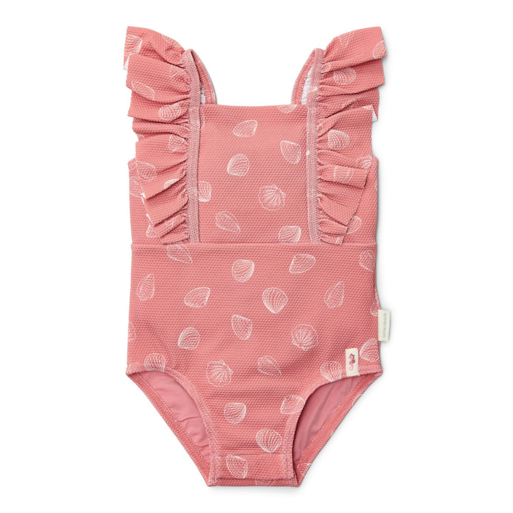 LITTLE DUTCH. Bathing suit Ocean Treasures Pink