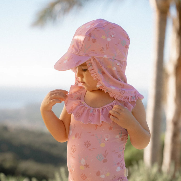 LITTLE DUTCH. Παιδικό καπέλο ήλιου Ocean Treasures Multi-colour