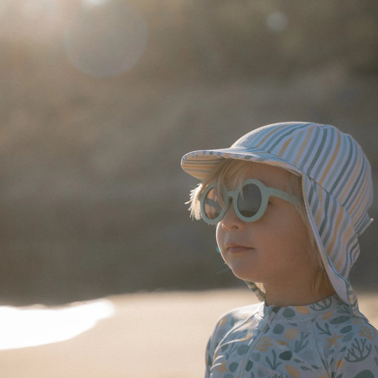LITTLE DUTCH. Swim cap Stripes Multi-colour
