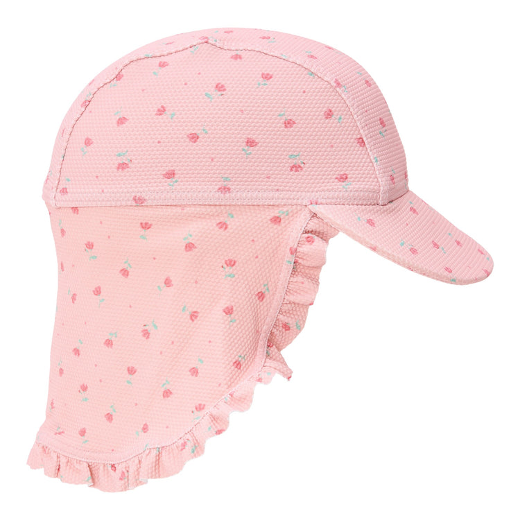 LITTLE DUTCH. Swim cap Sunny Flowers Blush