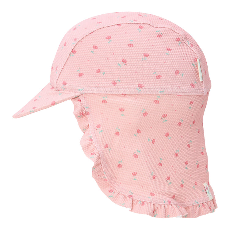 LITTLE DUTCH. Swim cap Sunny Flowers Blush