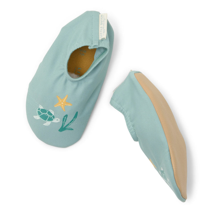 LITTLE DUTCH. Παιδικά παπουτσάκια θαλάσσης Seashells Surf Blue