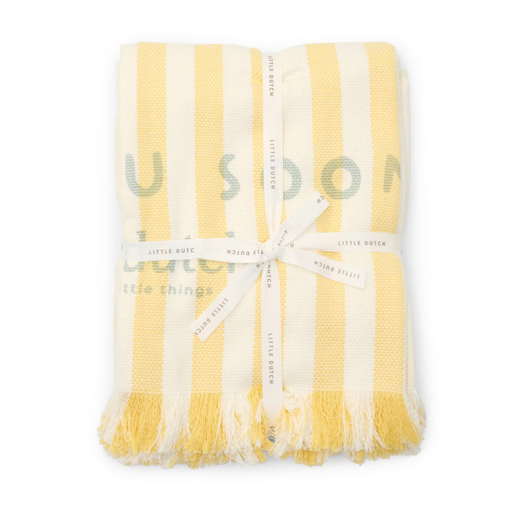 LITTLE DUTCH. Beach towel Beach Sunny Yellow