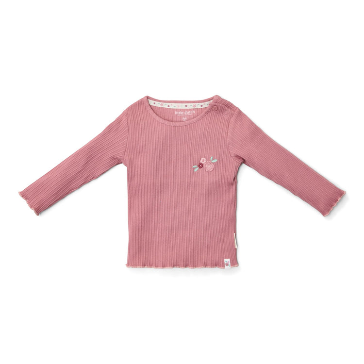 LITTLE DUTCH. T- shirt long sleeves Rouge