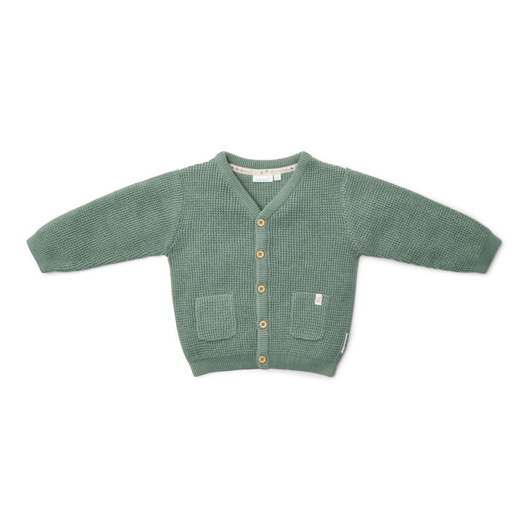 LITTLE DUTCH. Ζακέτα πλεκτή Forest Green