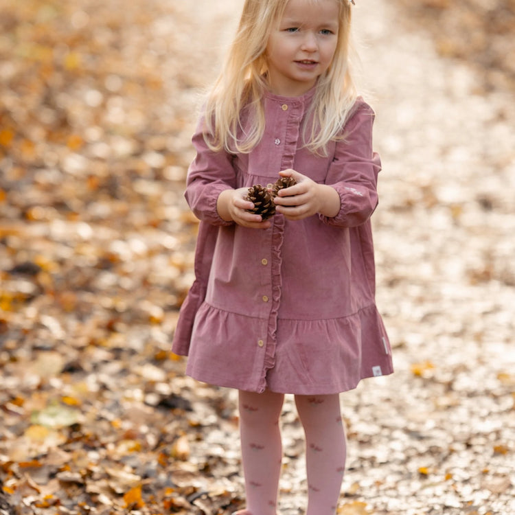 LITTLE DUTCH. Dress long sleeves Rouge