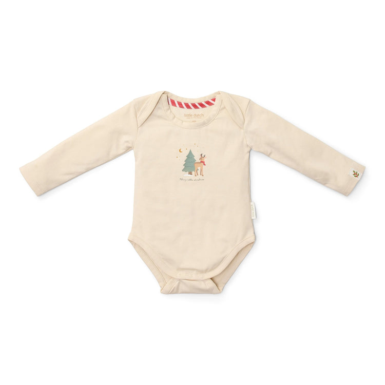 LITTLE DUTCH. 2-pack bodysuit long sleeves Little Christmas