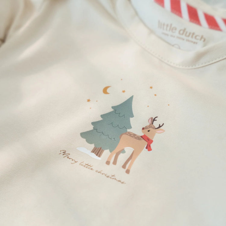 LITTLE DUTCH. 2-pack bodysuit long sleeves Little Christmas
