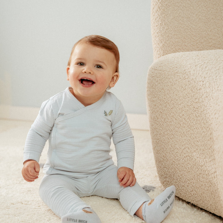 LITTLE DUTCH. Μπλουζάκι μακρυμάνικο κρουαζέ Baby Blue