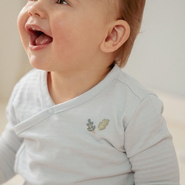 LITTLE DUTCH. Μπλουζάκι μακρυμάνικο κρουαζέ Baby Blue