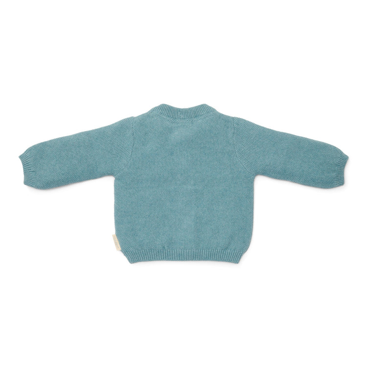 LITTLE DUTCH. Knitted cardigan Baby Blue NOOS