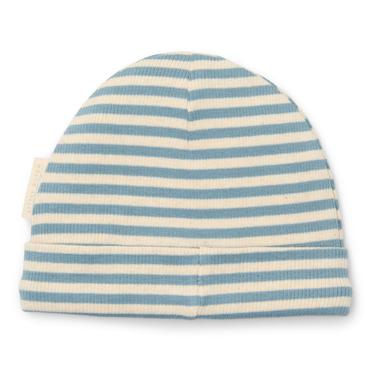 LITTLE DUTCH. Baby cap Stone Blue Stripe NOOS