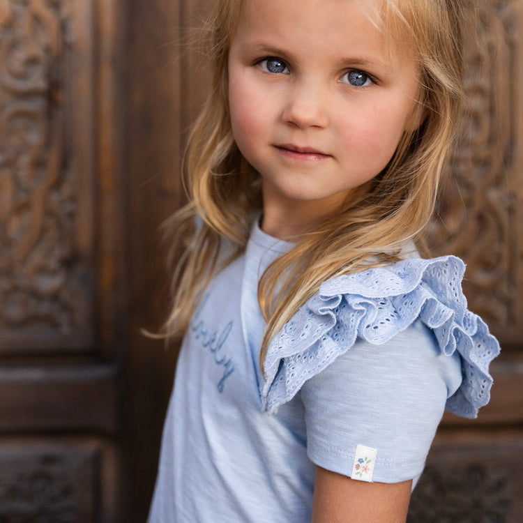 LITTLE DUTCH. T-shirt short sleeves Sky Blue