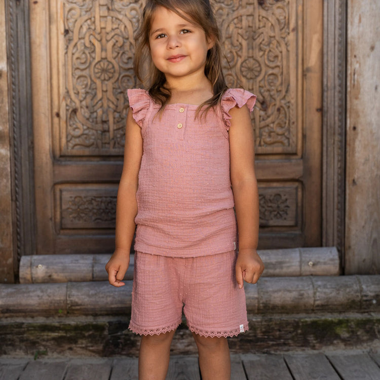 LITTLE DUTCH. Singlet Pink Blush