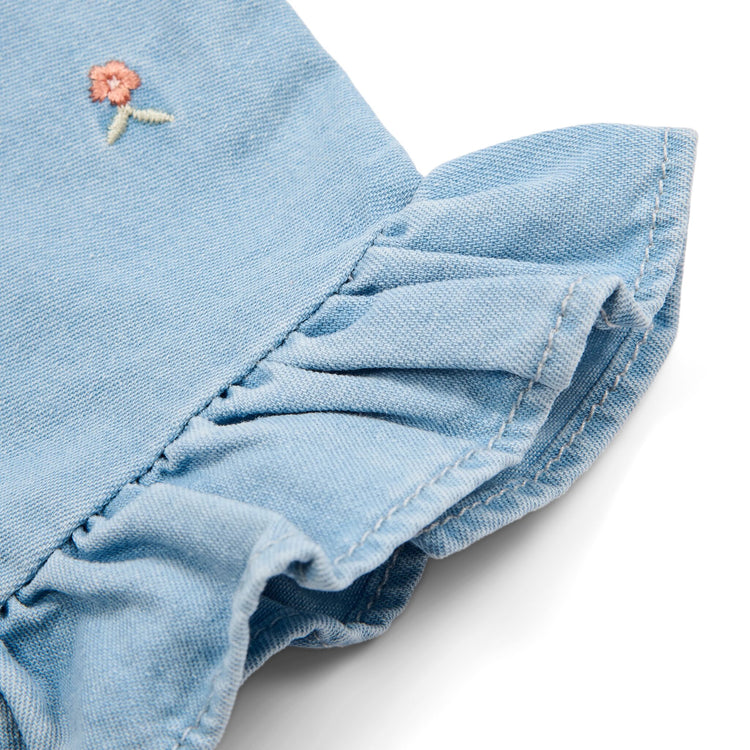 LITTLE DUTCH. Φορεματάκι κοντομάνικο Denim
