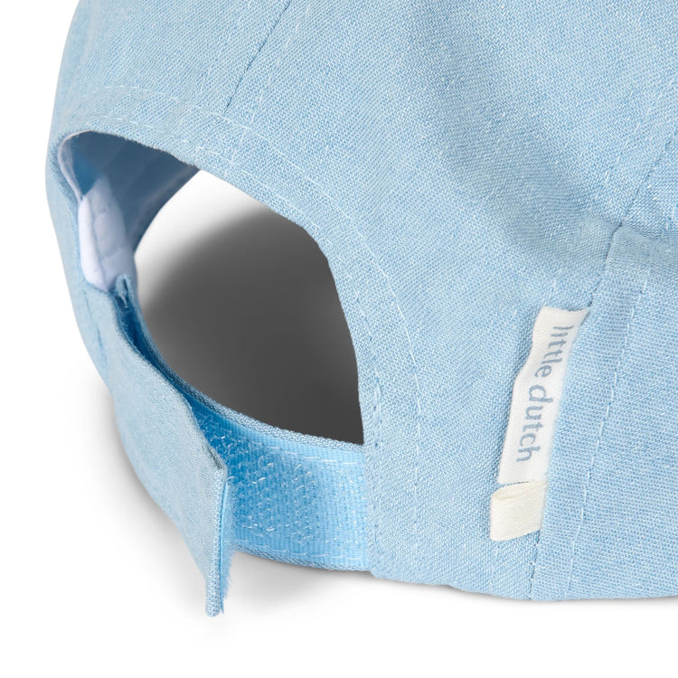 LITTLE DUTCH. Cap denim with HEY! Print