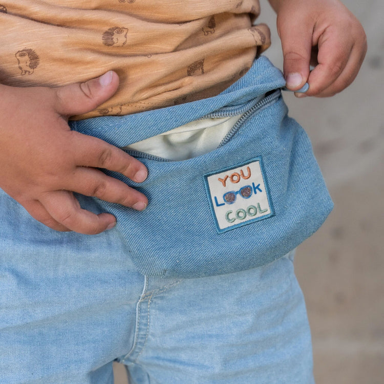 LITTLE DUTCH. Fanny pack Denim - One Size