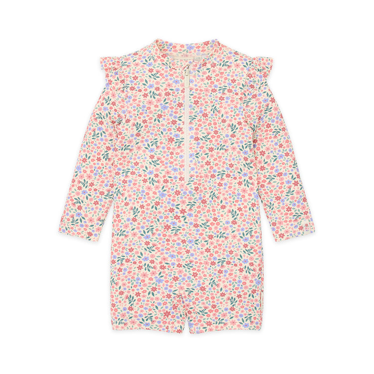 LITTLE DUTCH. Long Sleeve Swimsuit Dreamy Flowerfield