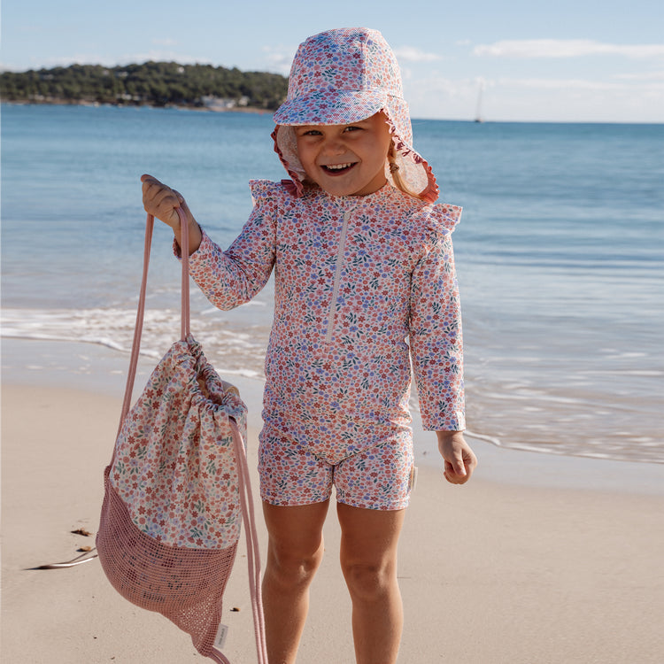 LITTLE DUTCH. Long Sleeve Swimsuit Dreamy Flowerfield