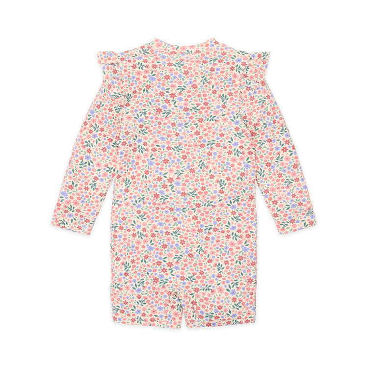 LITTLE DUTCH. Long Sleeve Swimsuit Dreamy Flowerfield