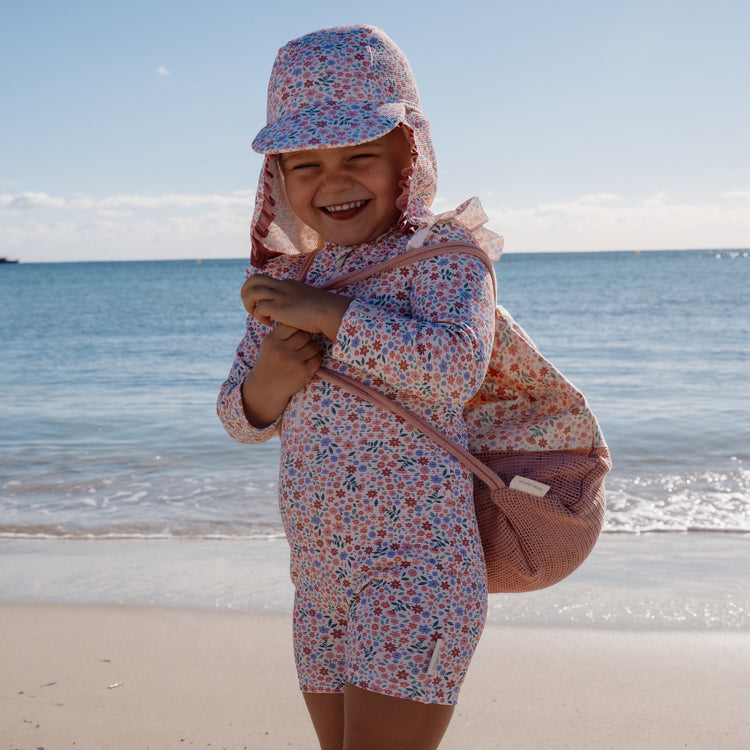 LITTLE DUTCH. Long Sleeve Swimsuit Dreamy Flowerfield