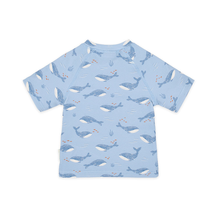 LITTLE DUTCH. Μπλουζάκι κοντομάνικο με προστασία UV Ocean Splash