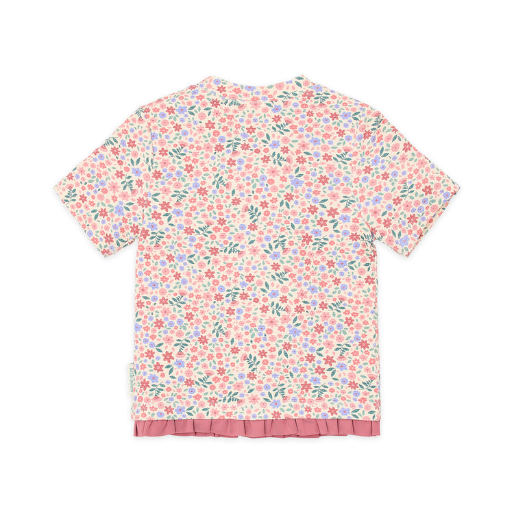 LITTLE DUTCH. Μπλουζάκι κοντομάνικο με προστασία UV Dreamy Flowerfield