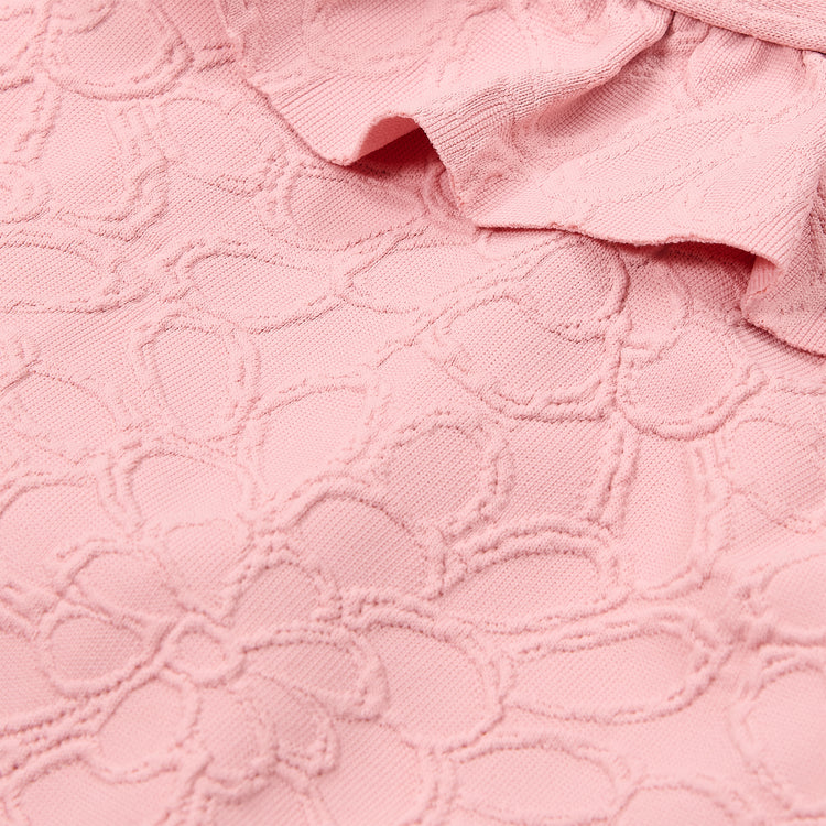 LITTLE DUTCH. Swimsuit with Ruffles Dreamy Pink Rose