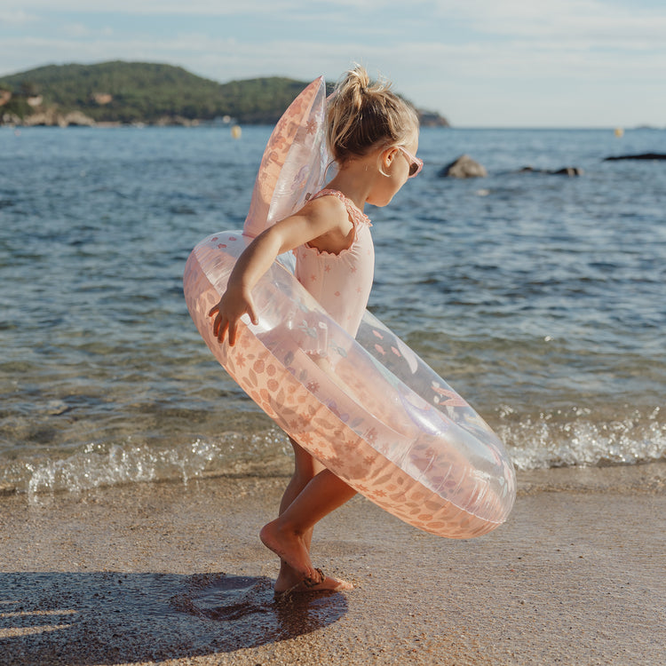 LITTLE DUTCH. Ολόσωμο μαγιό με βολάν Dreamy Seashells