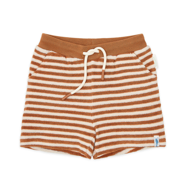 LITTLE DUTCH. Singlet and Shorts Ocean World Brown