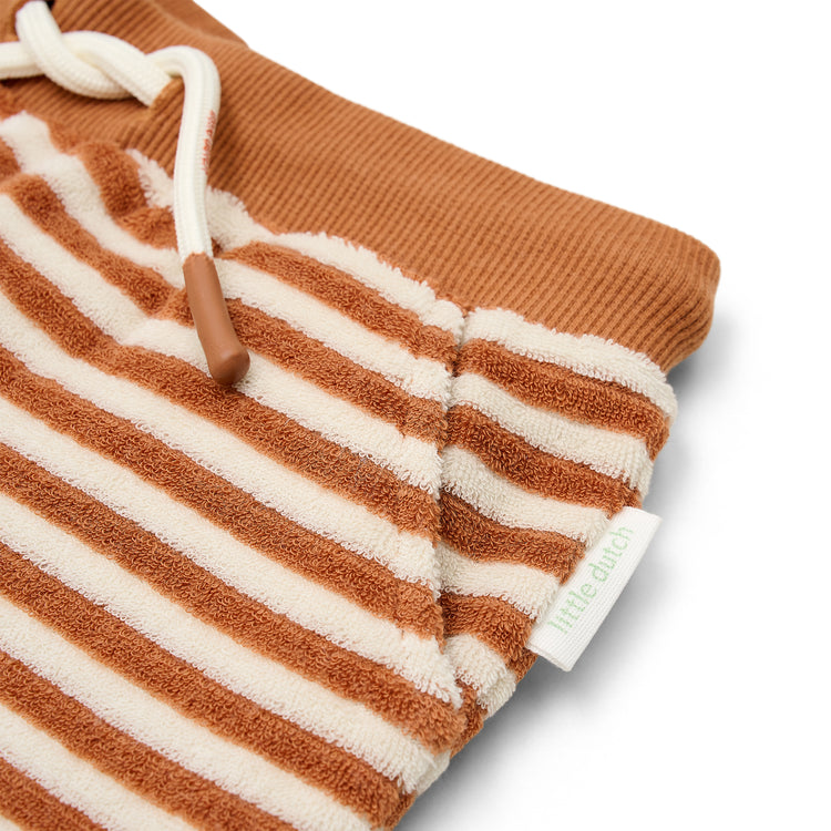 LITTLE DUTCH. Singlet and Shorts Ocean World Brown