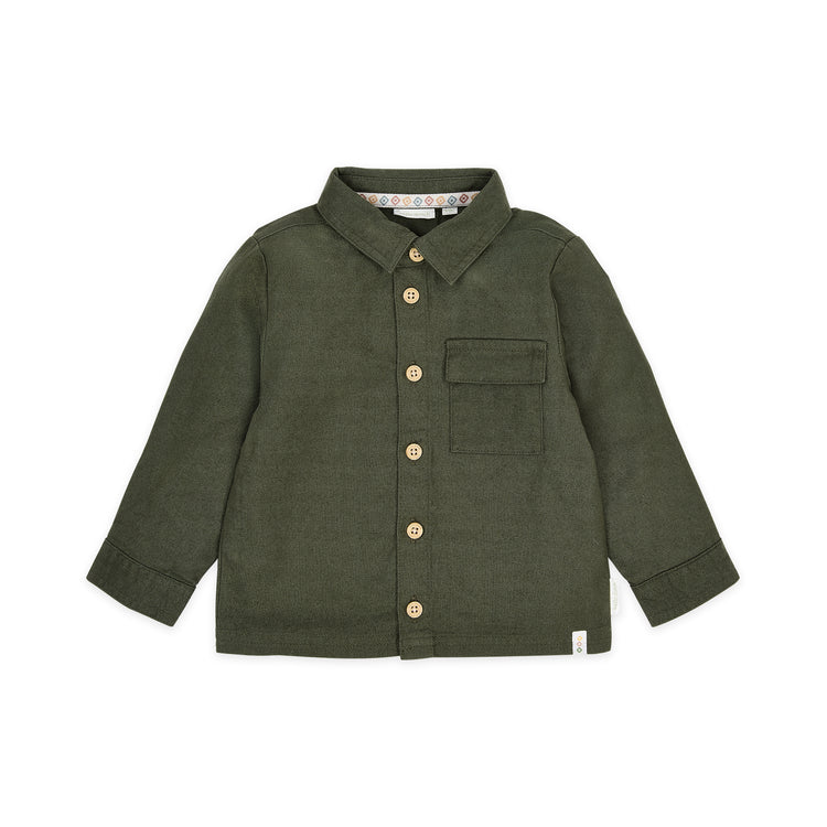 LITTLE DUTCH. Πουκάμισο Deep Olive