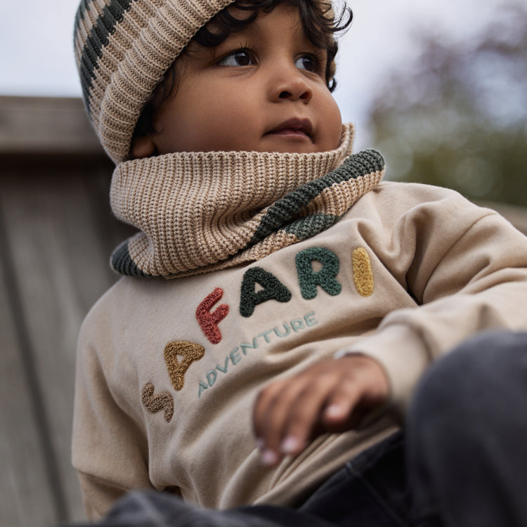 LITTLE DUTCH. Φούτερ Warm Taupe