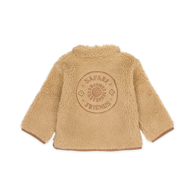 LITTLE DUTCH. Ζακέτα teddy Warm Taupe