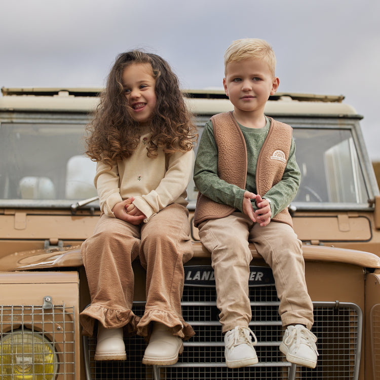 LITTLE DUTCH. Γιλέκο teddy Mudstone