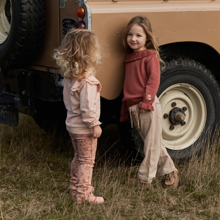 LITTLE DUTCH. Flared pants Safari Bloom