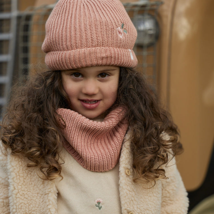 LITTLE DUTCH. Πλεκτό σκουφάκι Deep Pink