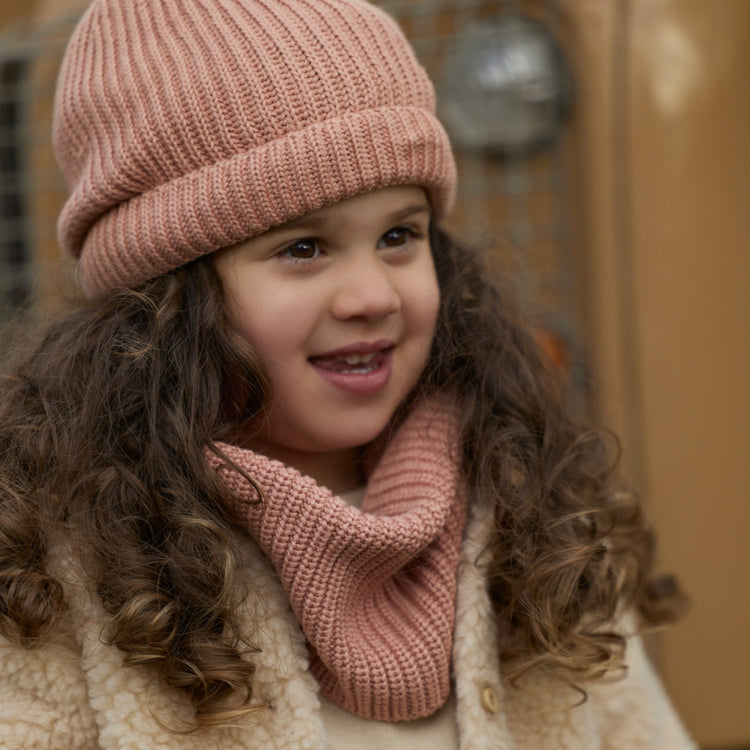 LITTLE DUTCH. Πλεκτό σκουφάκι Deep Pink