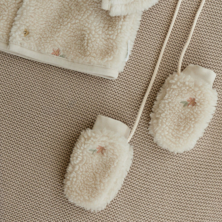 LITTLE DUTCH. Γαντάκια teddy Sand Flowers