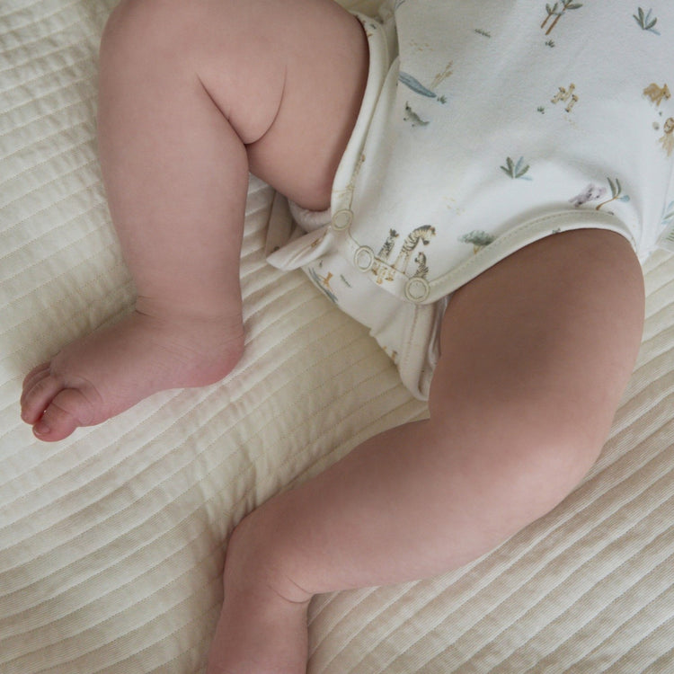 LITTLE DUTCH. Romper short sleeve Little Safari